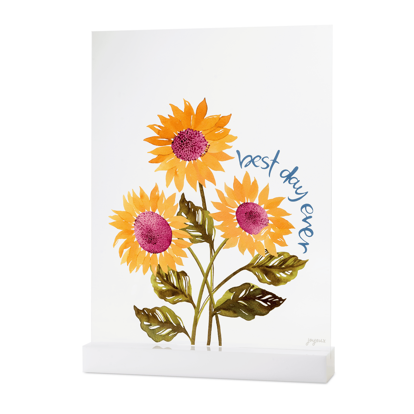 Golden Moments Best Day Ever Acrylic Table Top Sign