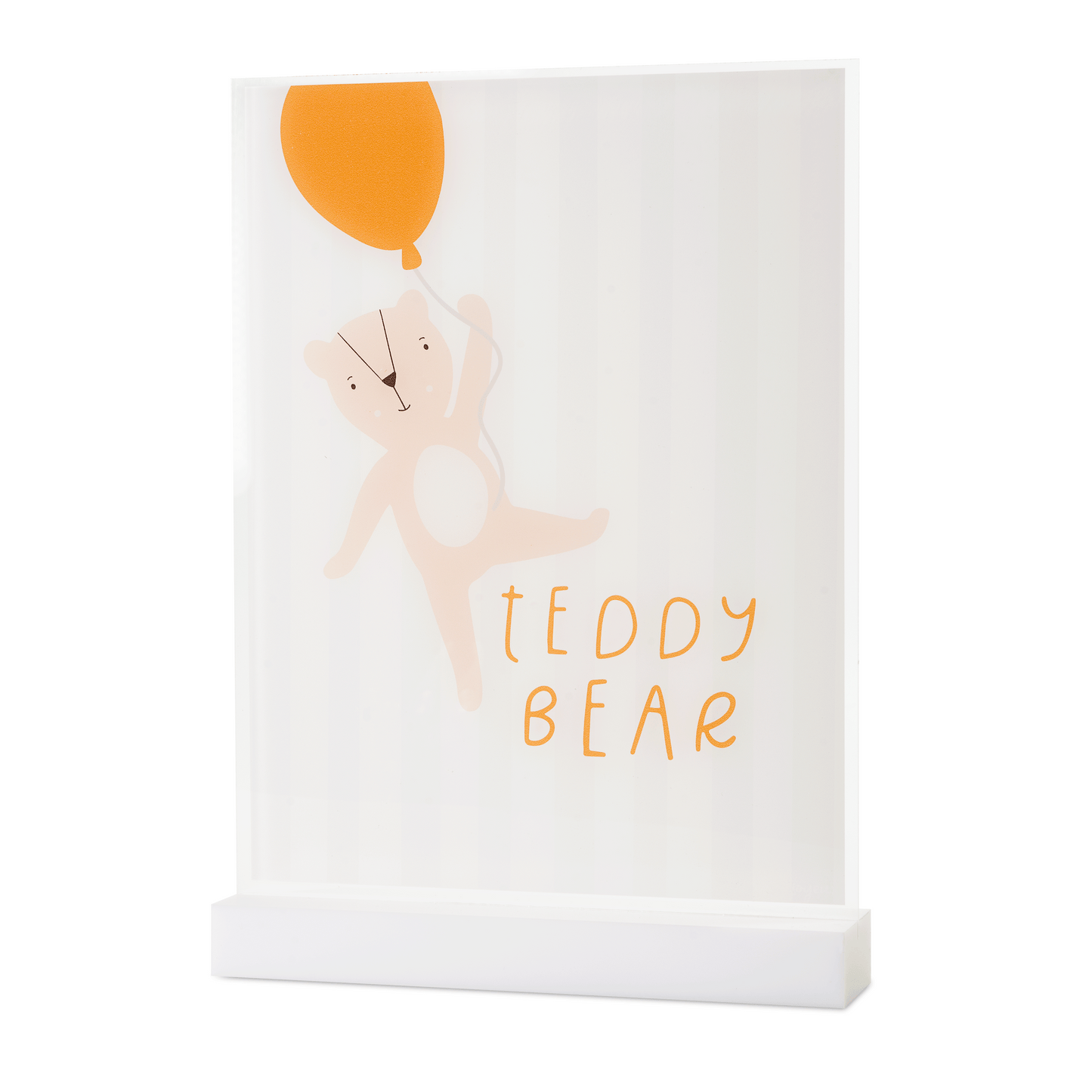 Teddy Bear Acrylic Table Top Sign