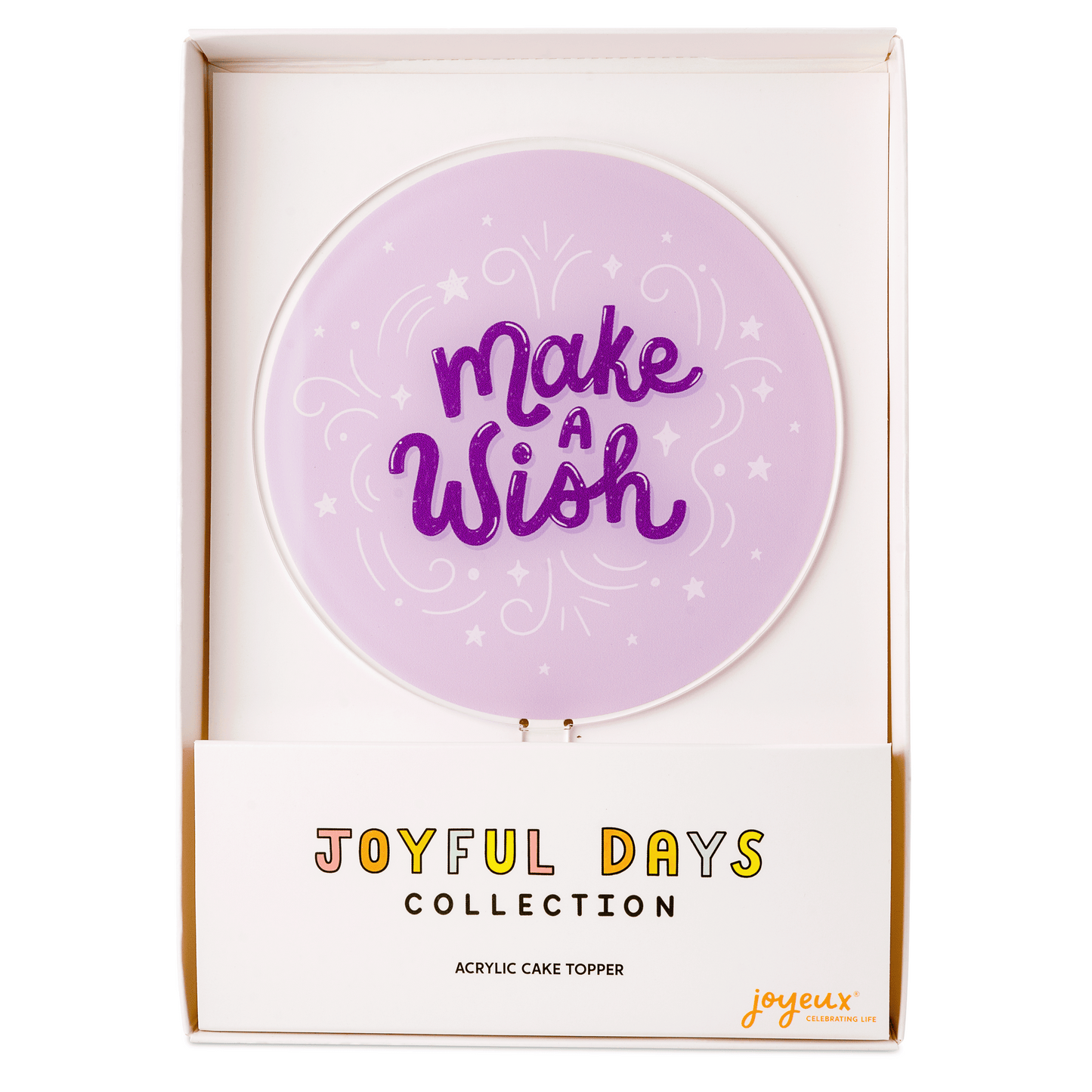 Make a Wish Acrylic Cake Topper