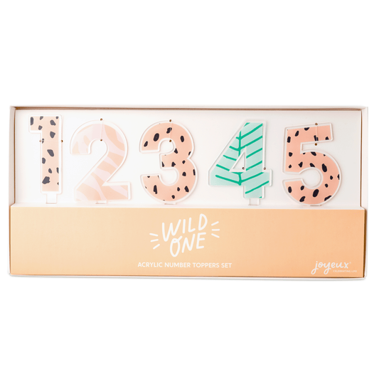 Wild One Acrylic Number Set 0-9