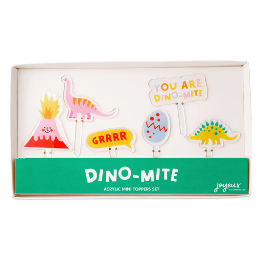 Dino-mite Dinasour Acrylic Mini Topper Set