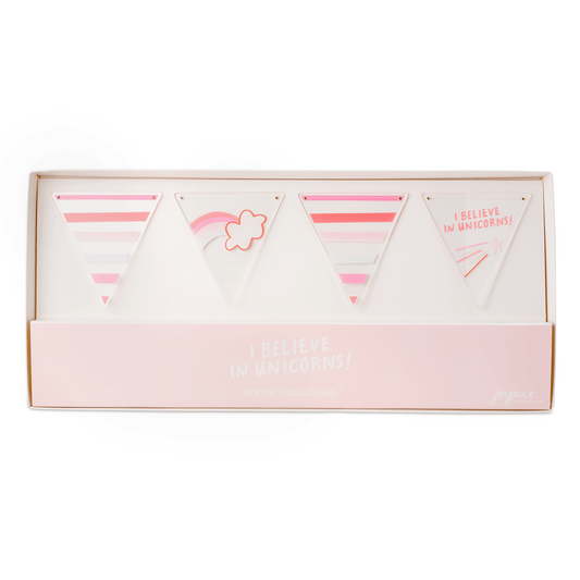 I Believe in Unicorns Acrylic Garland