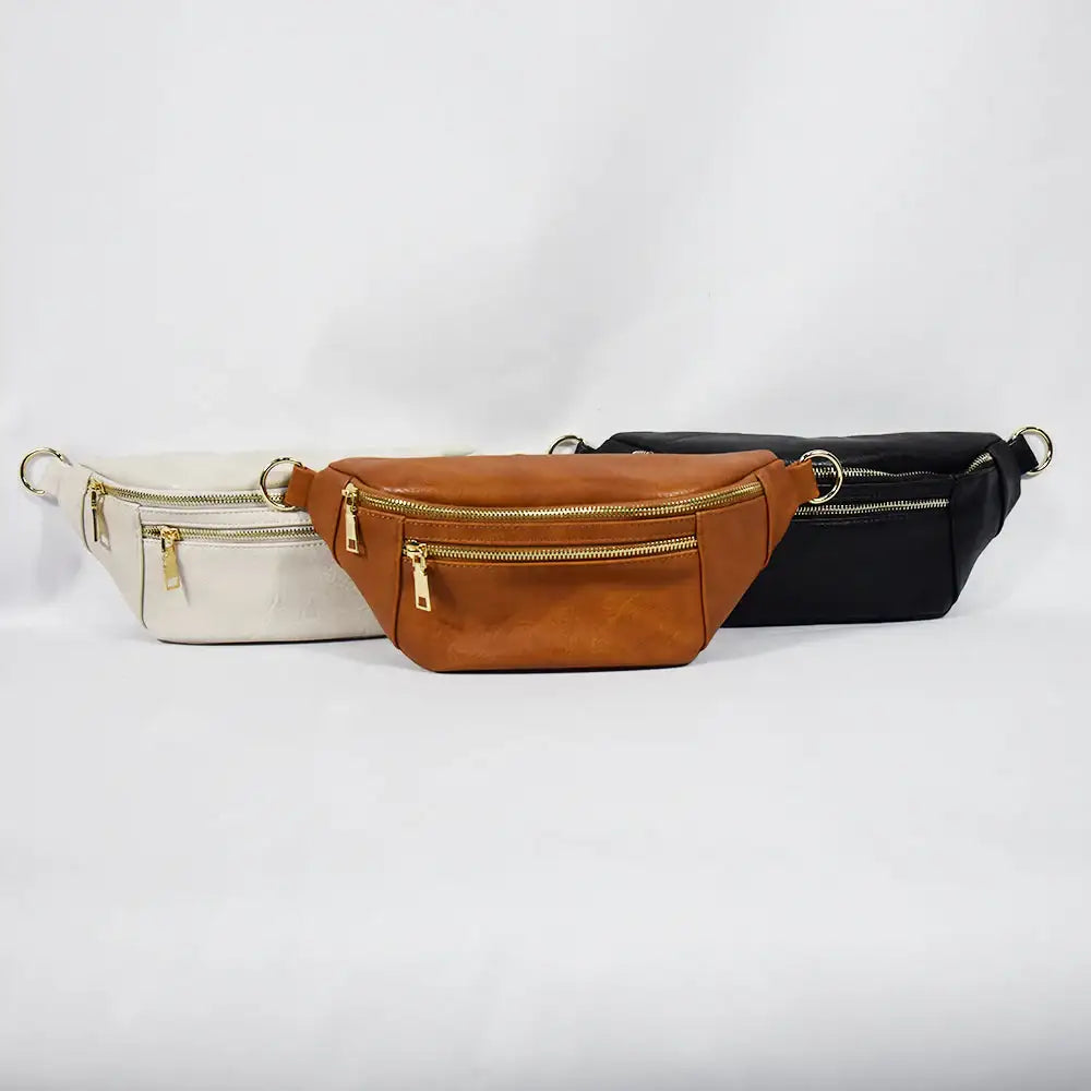 The Soho | Dual Zipper Sling Bag