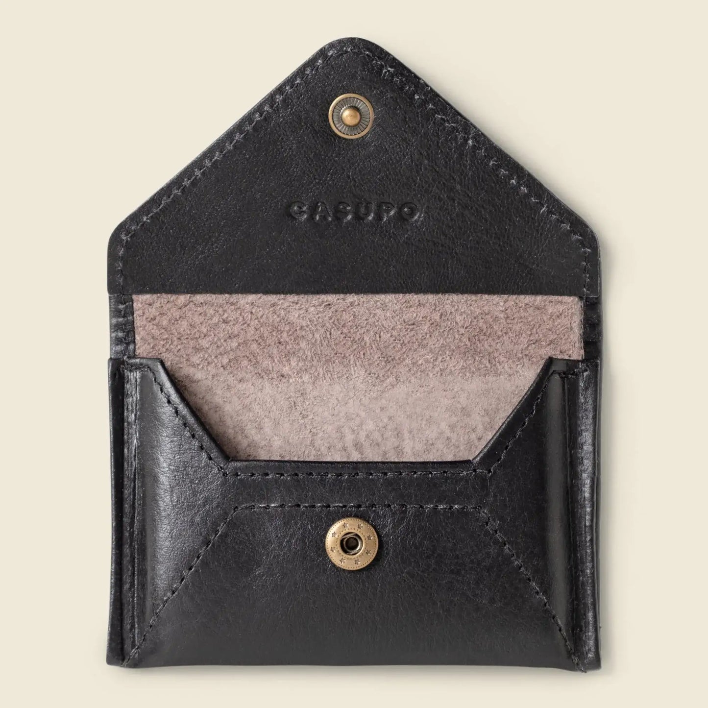 Mini Envelope Wallet with RFID Protection - Black