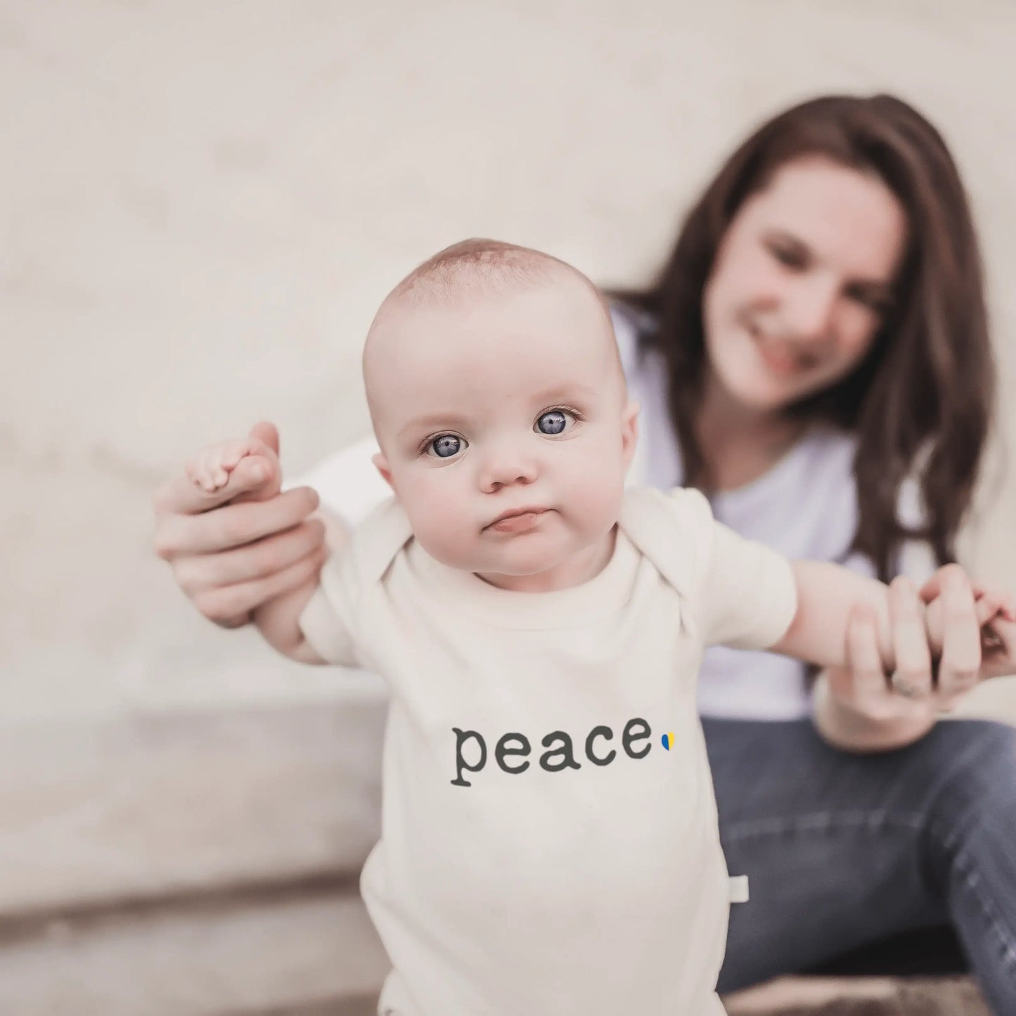 graphic bodysuit | peace