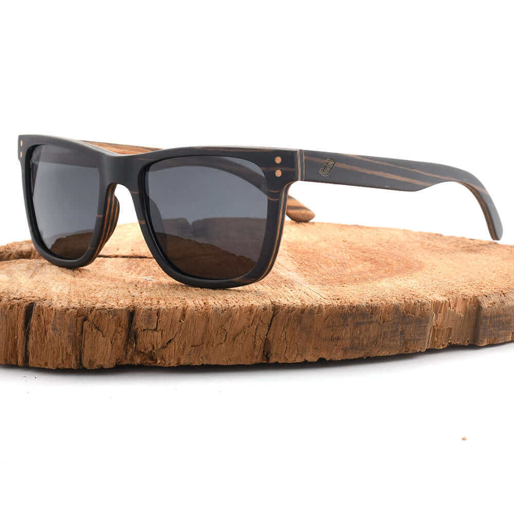 Benja - Wooden Veneer Sunglasses