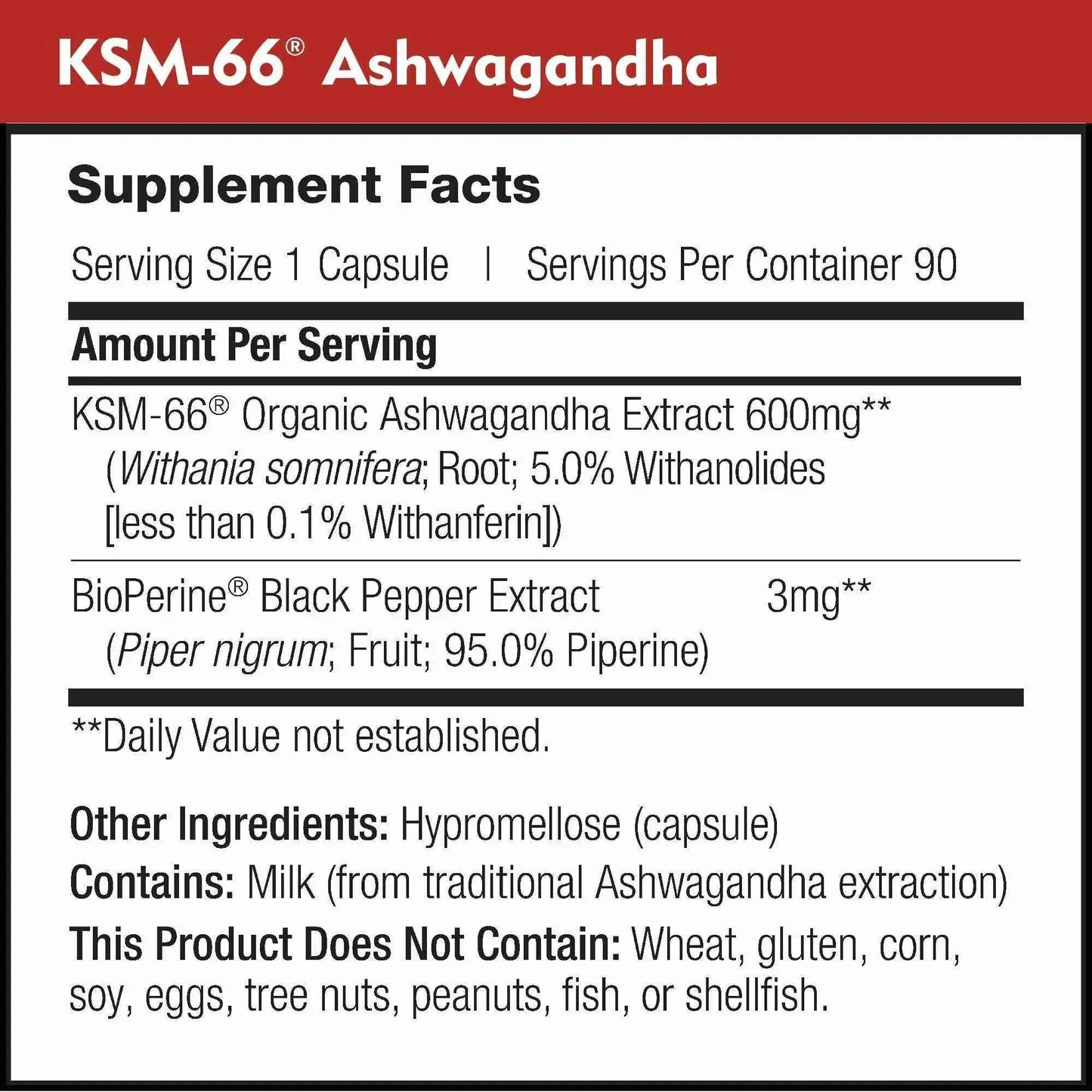Daily Nutra KSM-66 Ashwagandha 600mg Capsules – Stress Relief & Relaxation