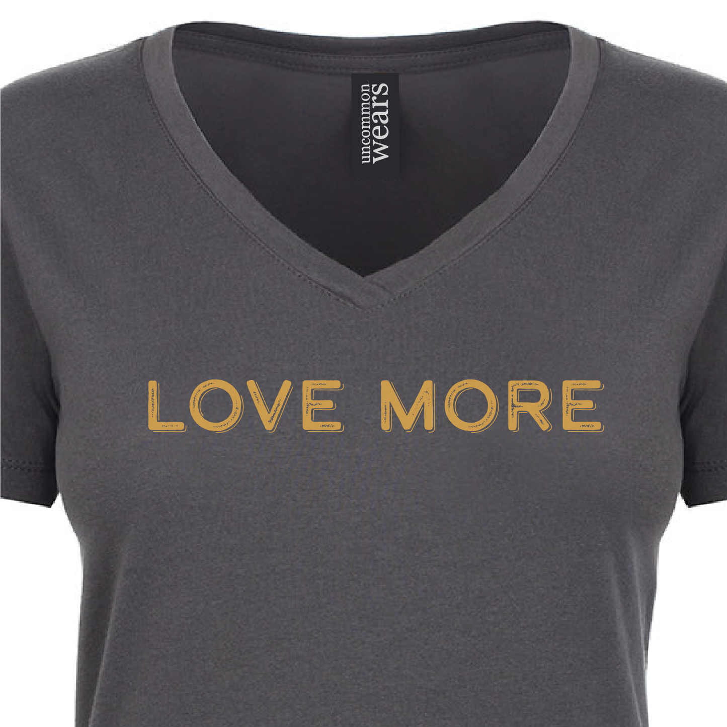 Love More Dark Gray T-Shirt - 086