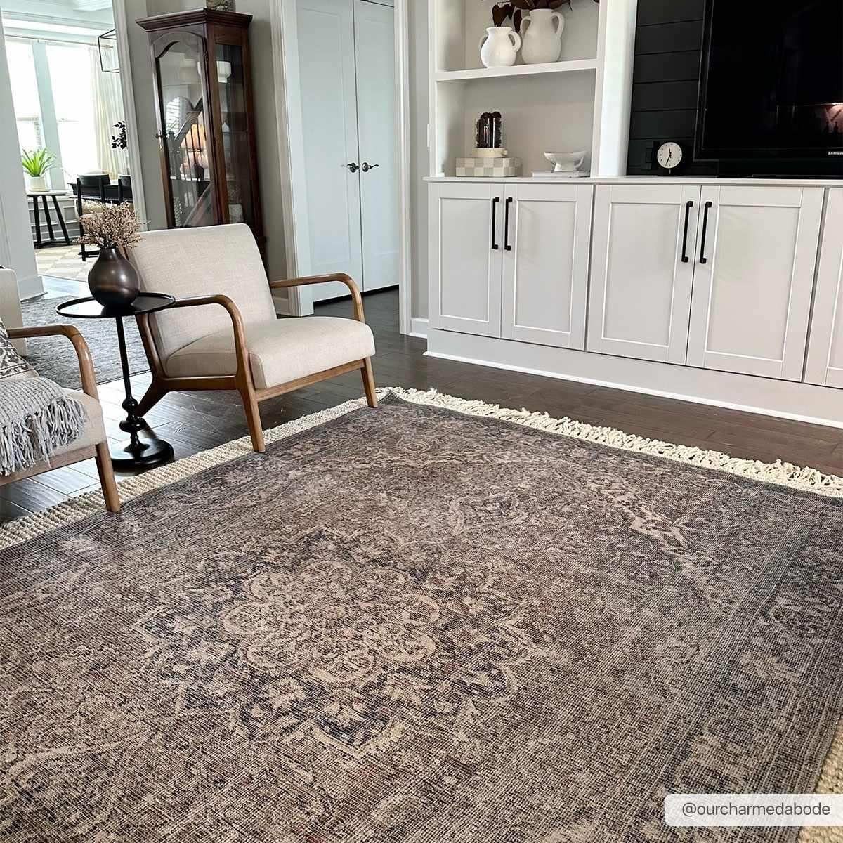 Greenpoint Dusty Blue Washable Rug