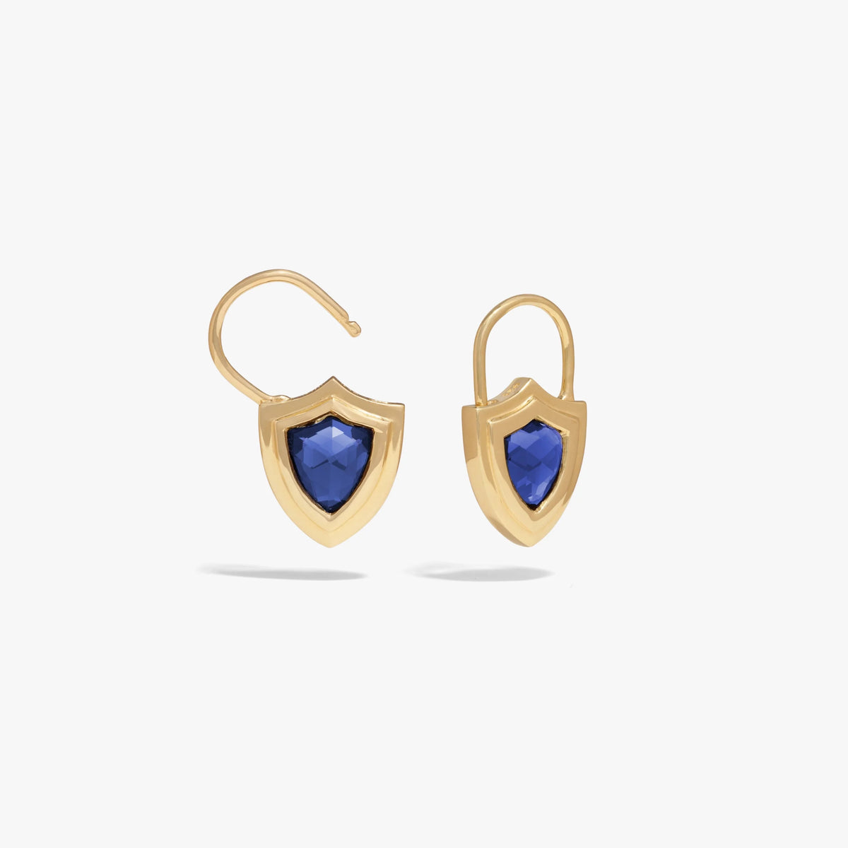 Gemstone Shield Huggies