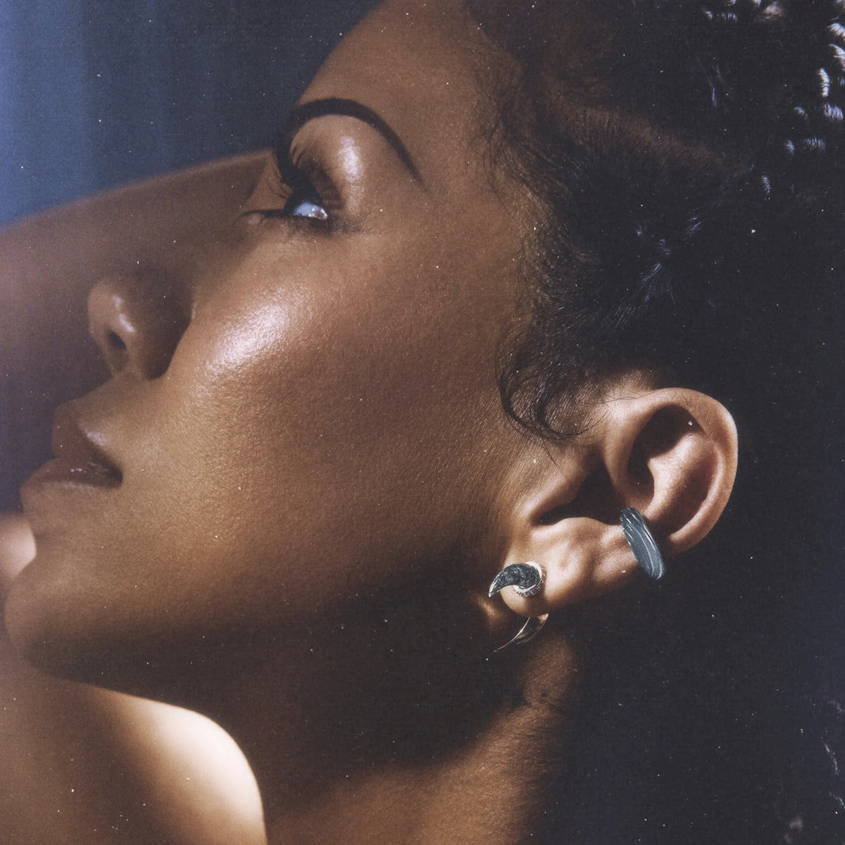 Carved Gemstone Ear Cuff
