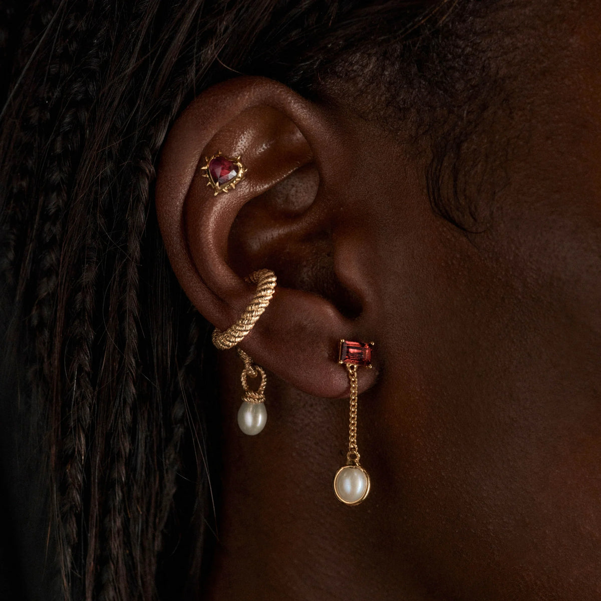 Molten Pearl Earrings