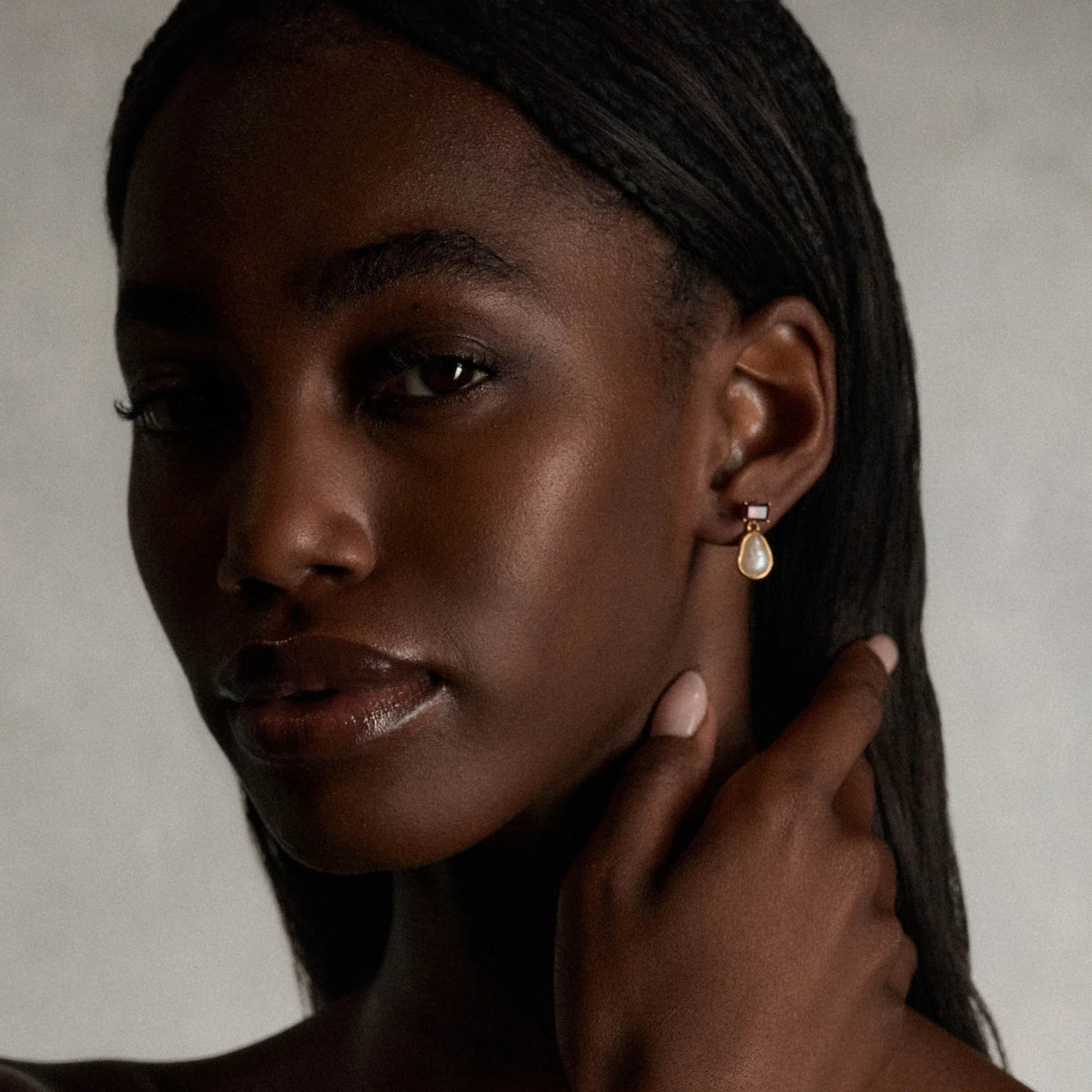 Molten Pearl Earrings