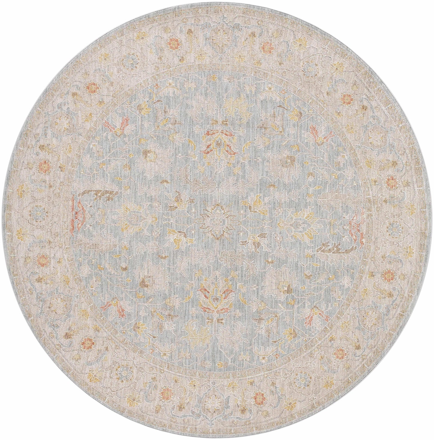 Edie Taupe Thick Luxe Oushak Rug