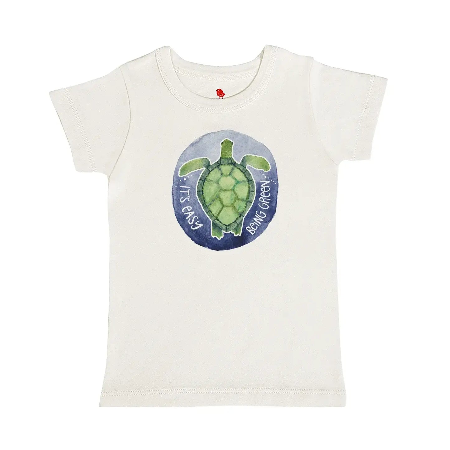 graphic tee | turtle easy green