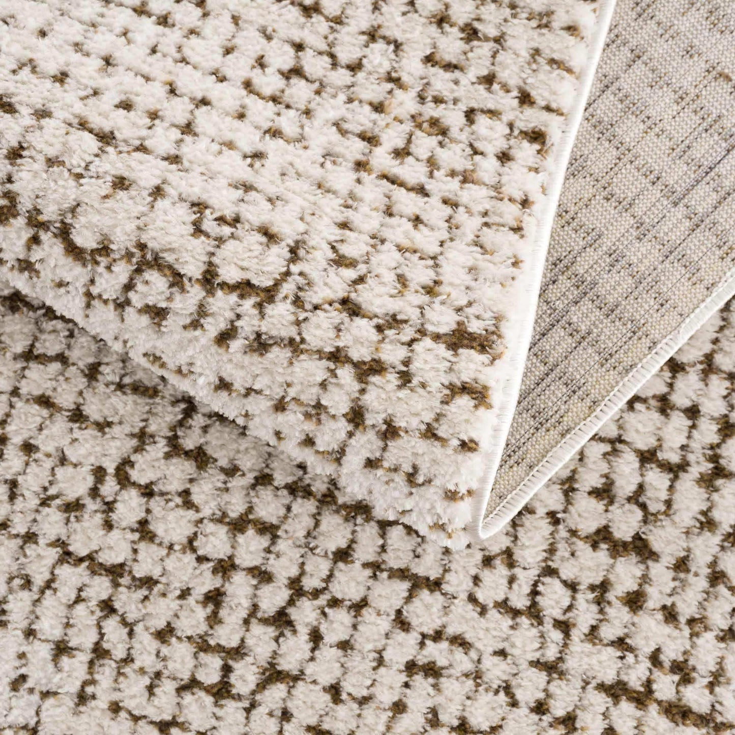 Keita Cream & Brown Area Rug