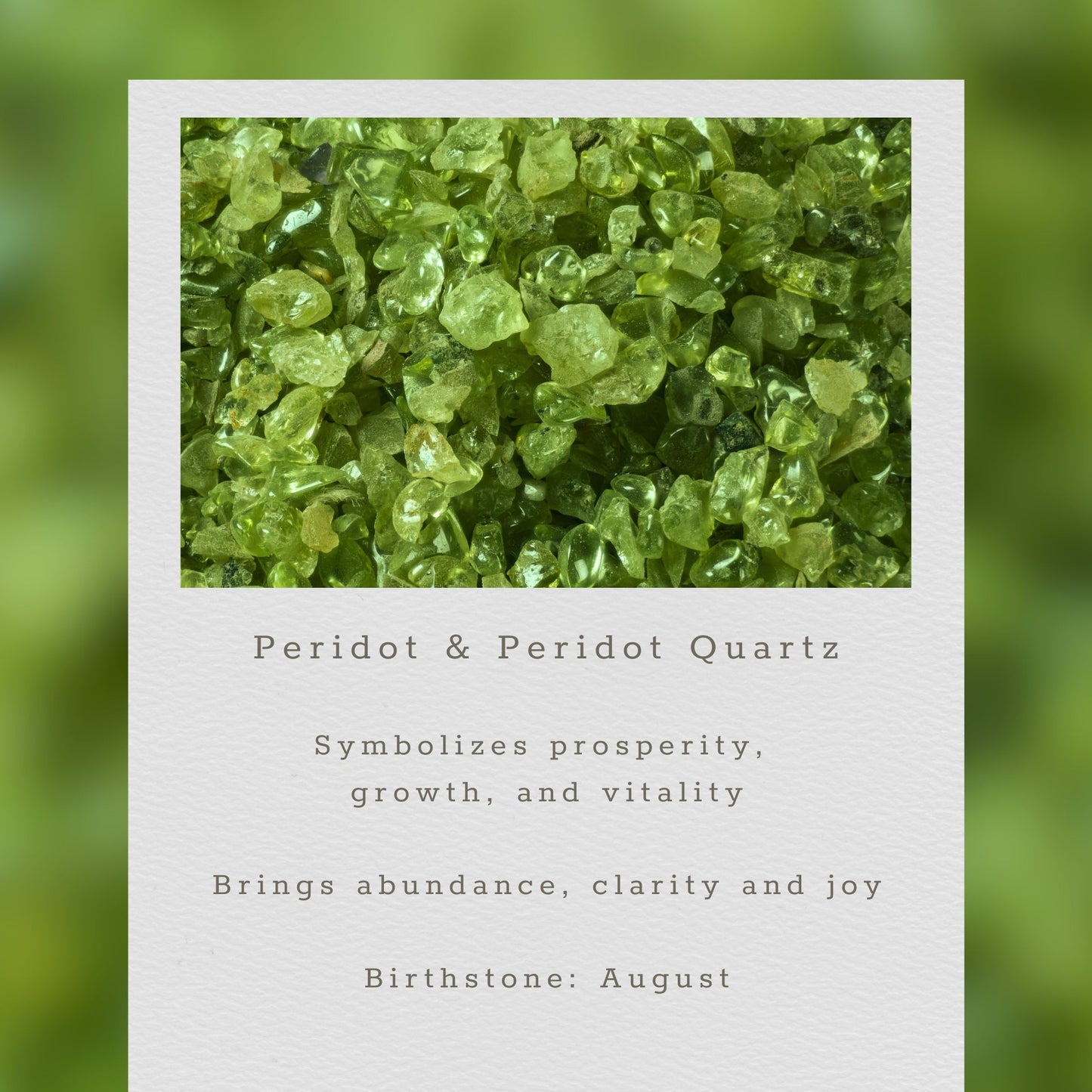 Peridot Solara Bracelet