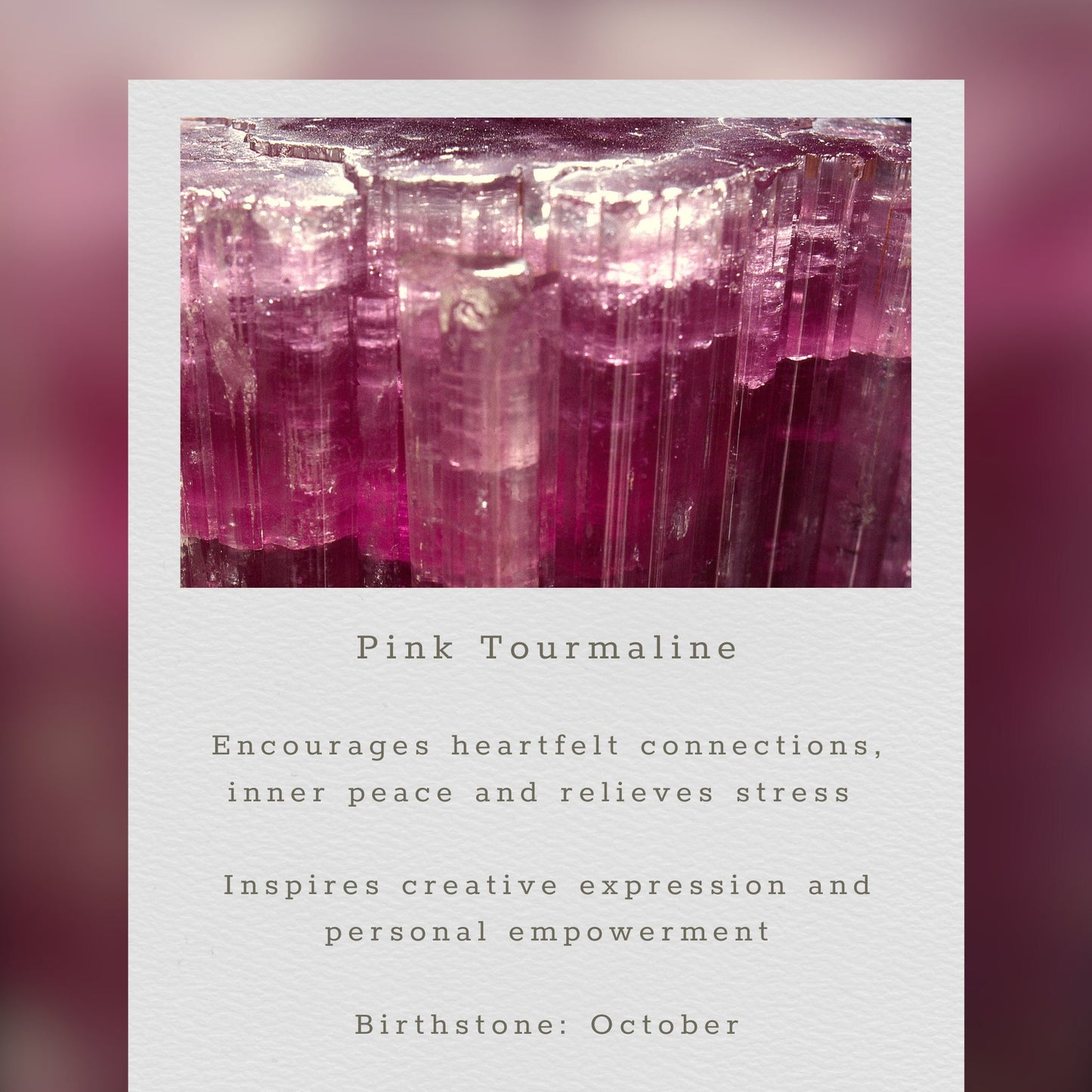 Pink Tourmaline Solara Bracelet
