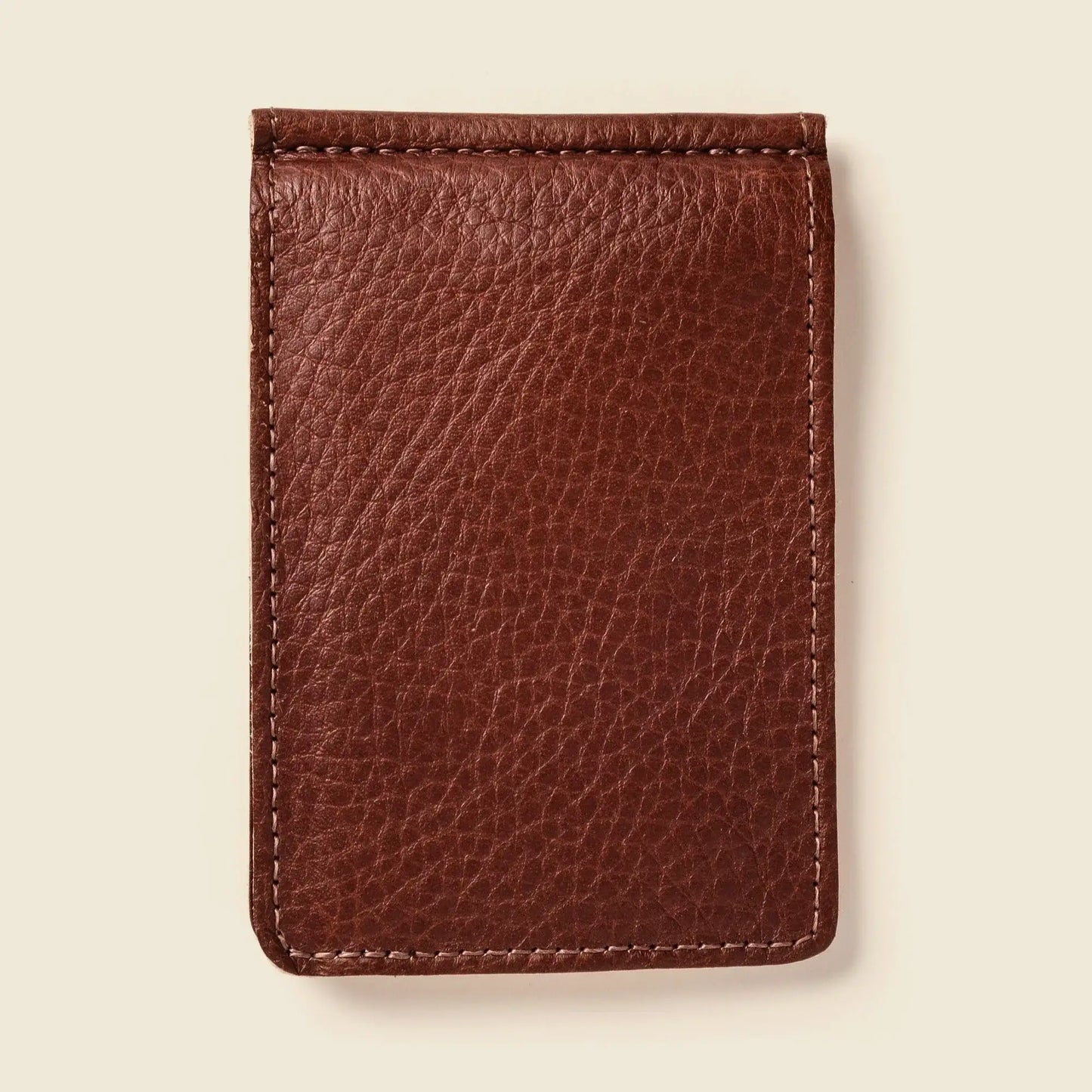 Bifold Money Clip Wallet - Chocolate