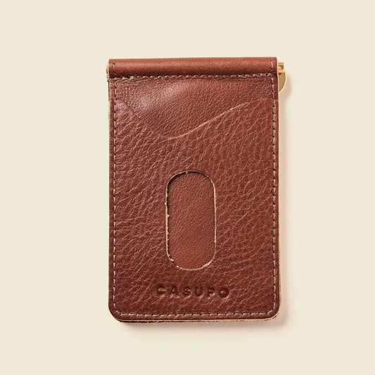 Money Clip Wallet - Chocolate