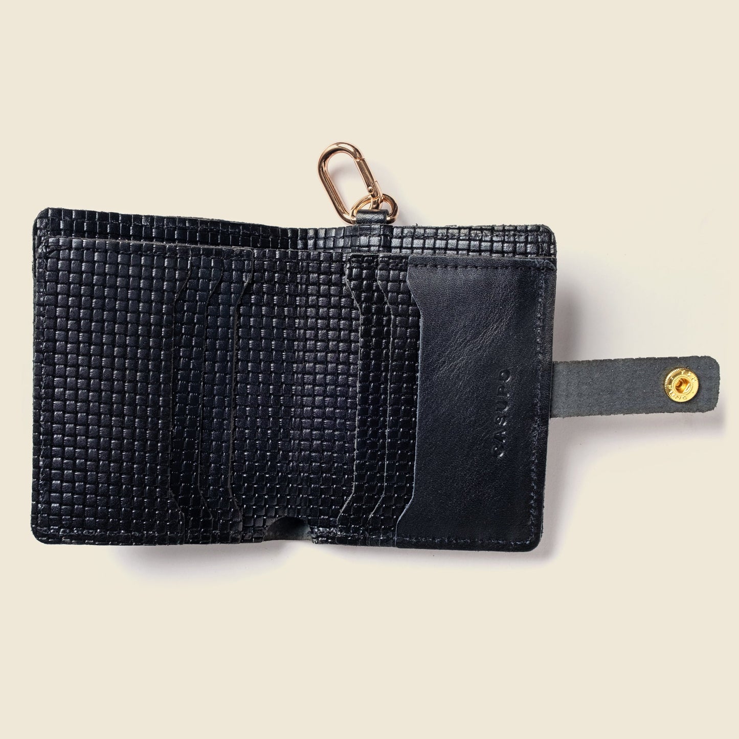 Wallet with Snap and Key Ring - Black Limited Edition
