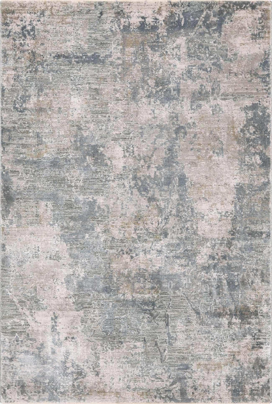 Fallin Gray Thick Luxe Abstract Striped Rug