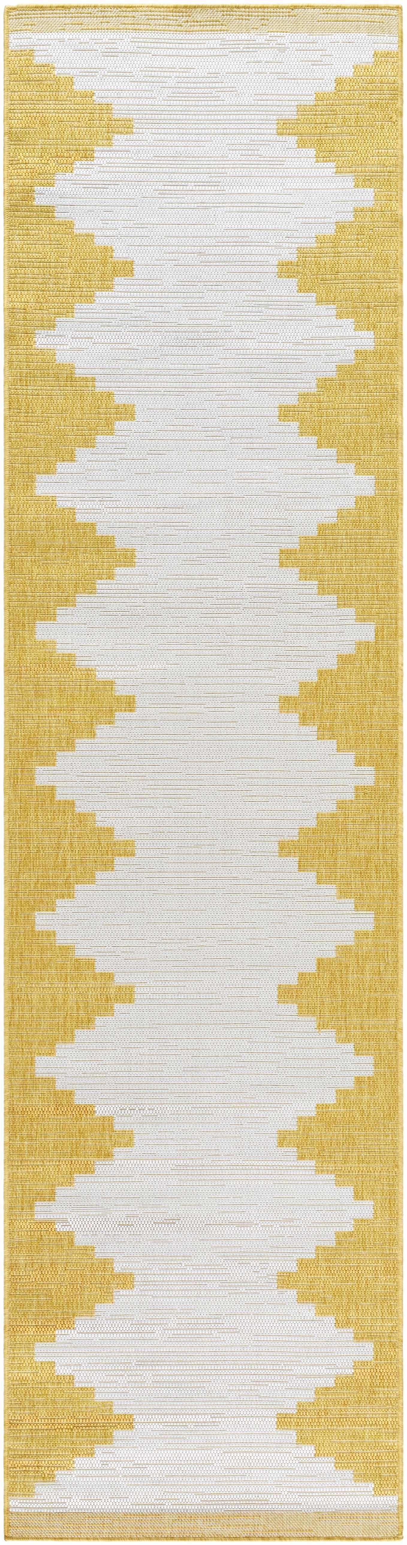 Djugun Yellow Outdoor Rug - Clearance