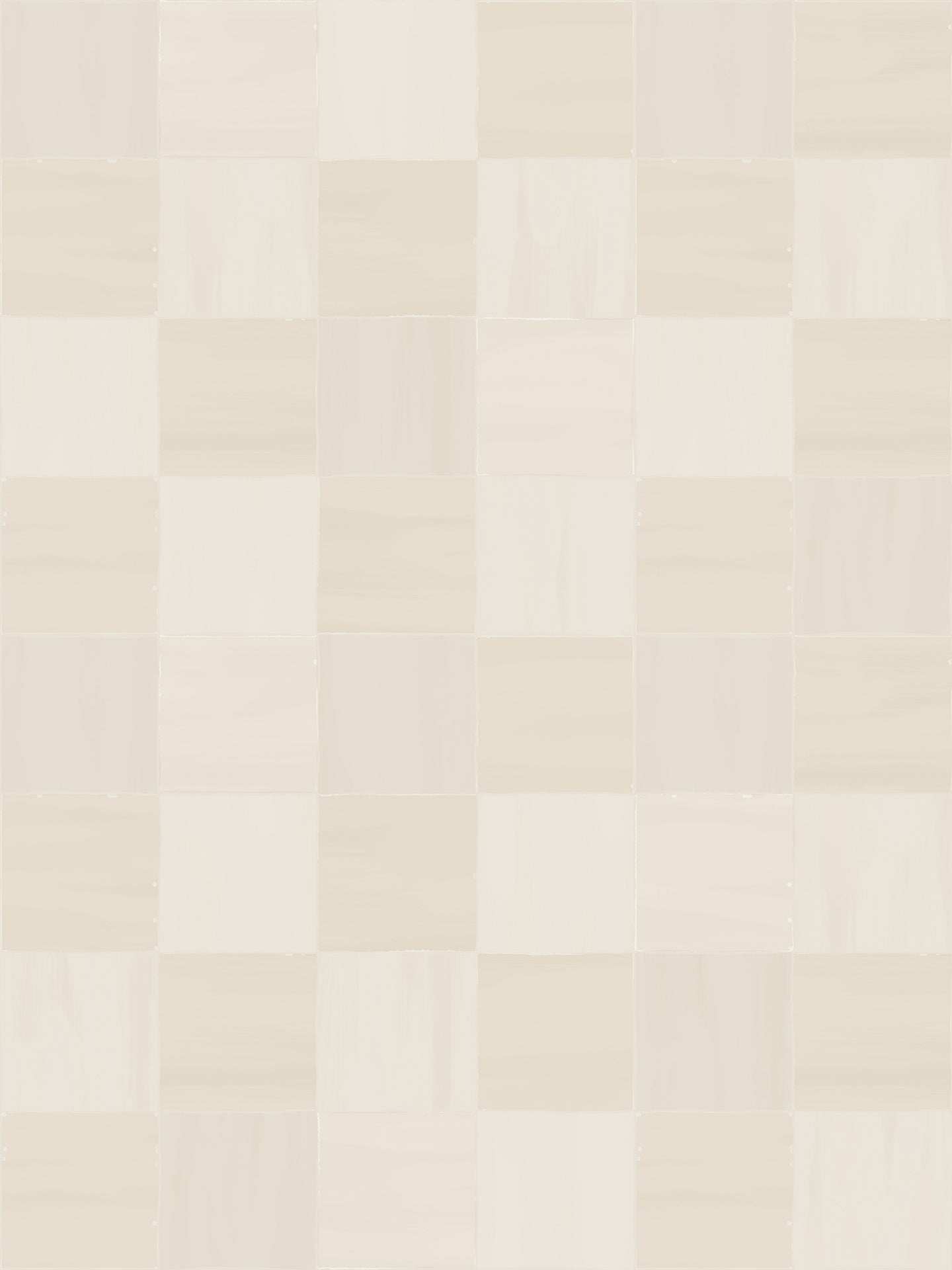 Zellige Wallpaper, bone