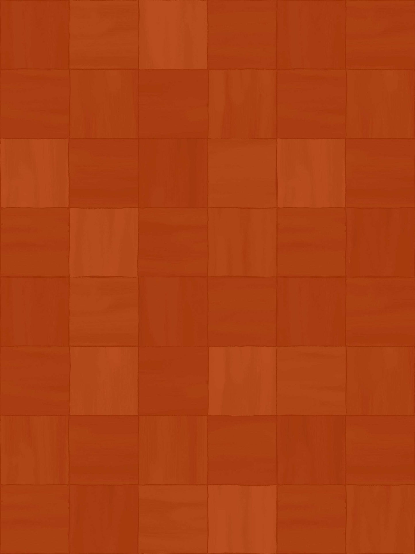 Zellige Wallpaper, rust