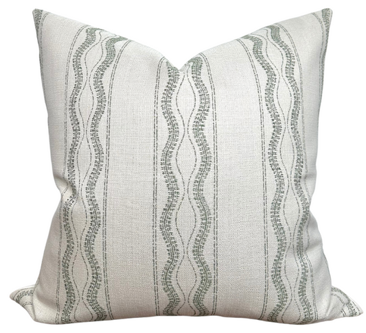 Zanzibar Outdoor Pillow Cover in Moss, Indoor/Outdoor Pillows, Peter Dunham Textiles