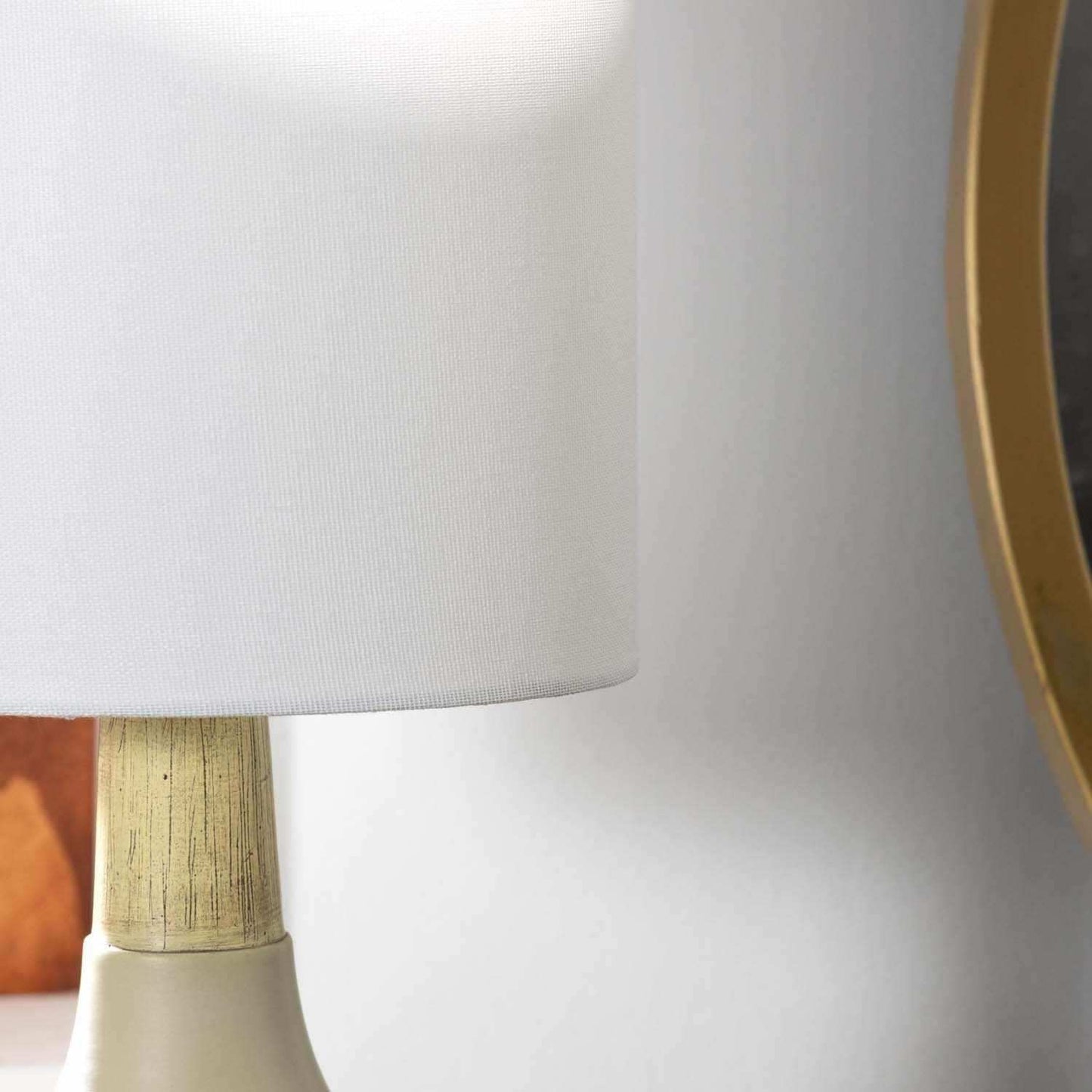 Gattaran Ivory & White Table Lamp