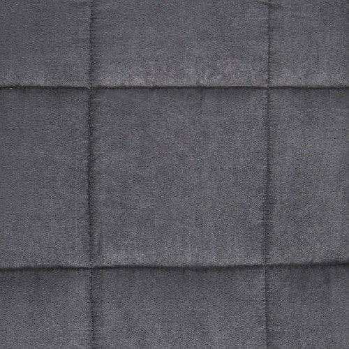 Full/Queen Plush Sherpa Reversible Micro Suede Comforter Set in Gray