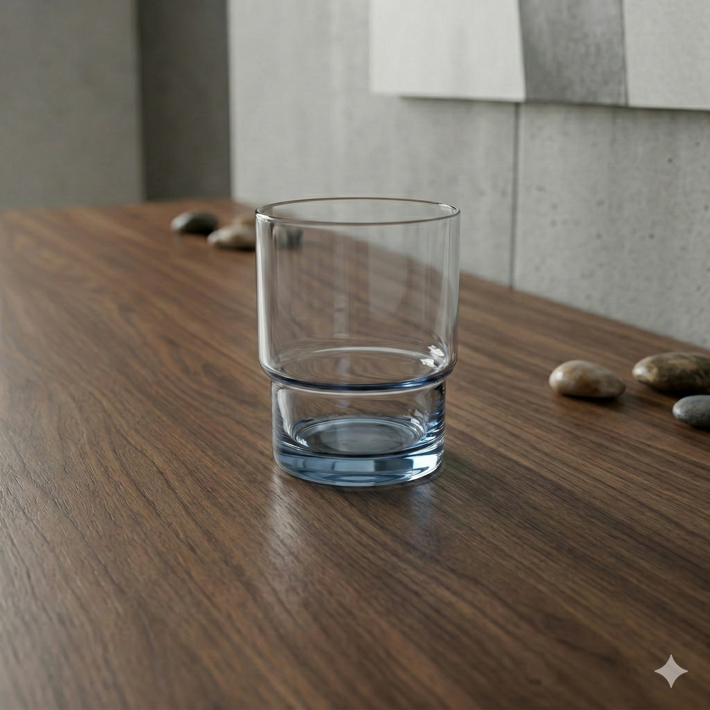 Blue Rock Glass- Set of 4