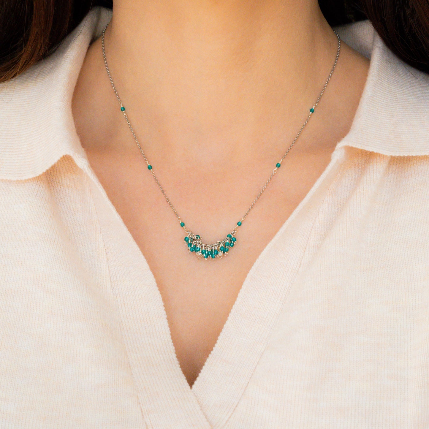 Black Spinel Reign Necklace