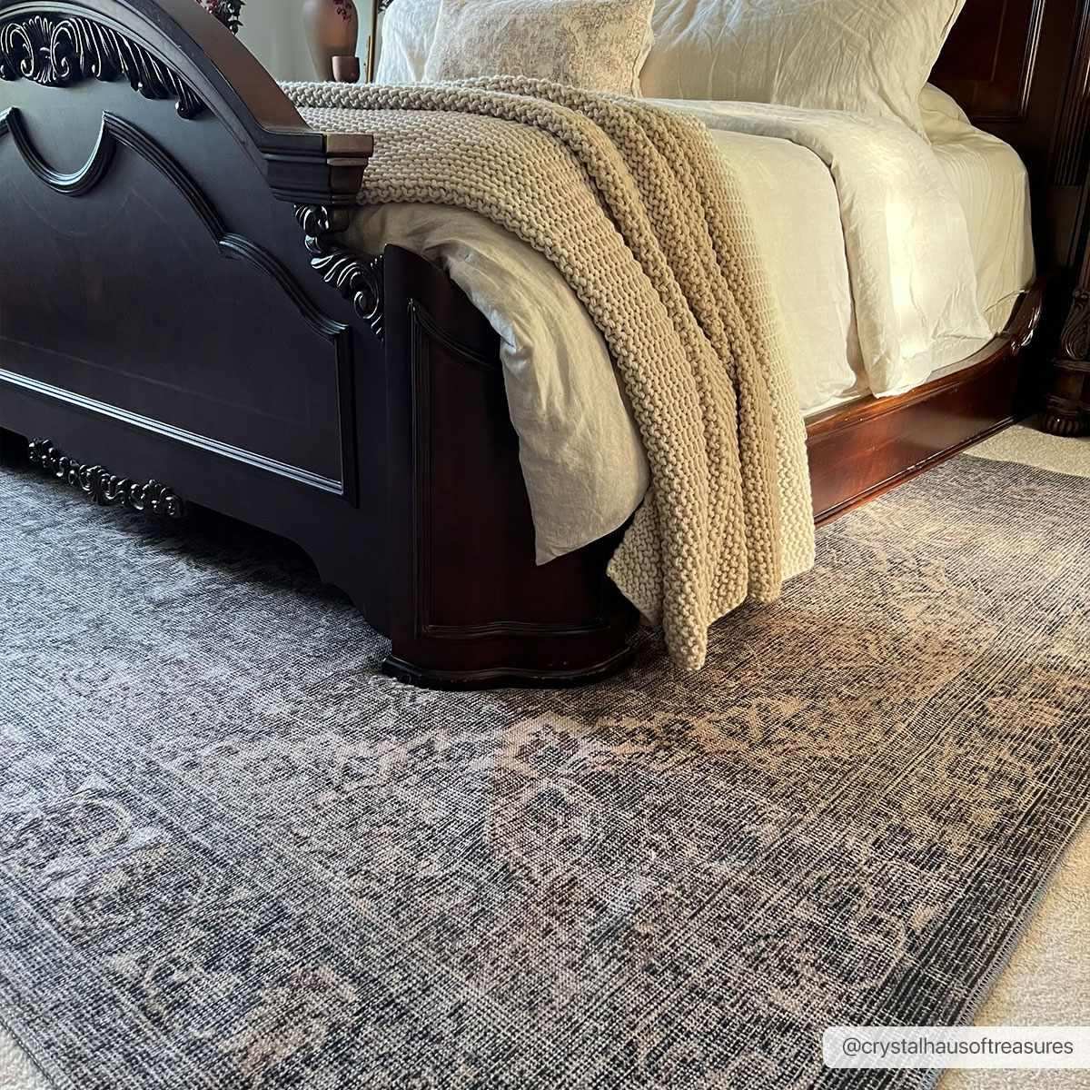 Greenpoint Dusty Blue Washable Rug