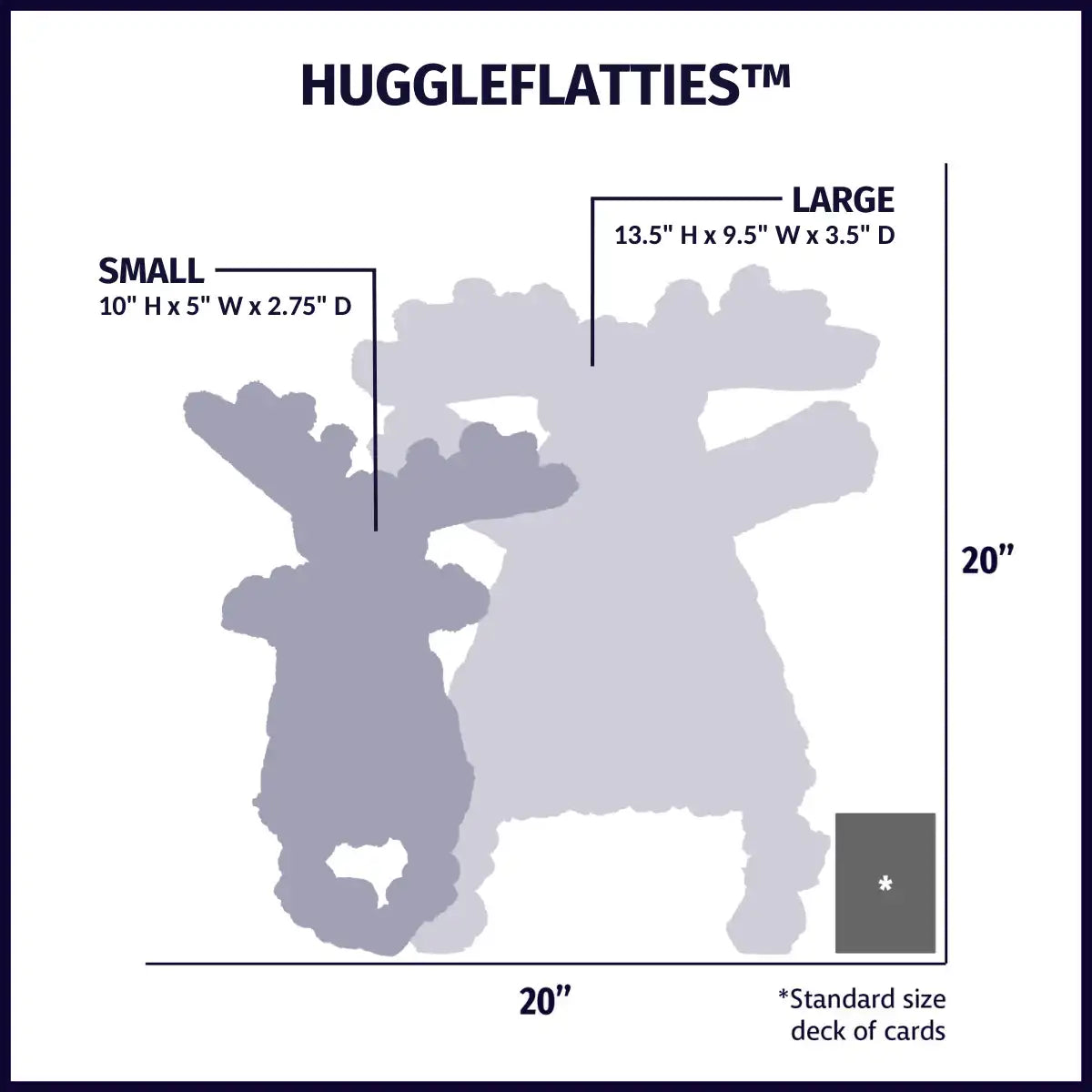 Woodland HuggleFlatties™ Assorted Durable Plush Dog Toys (3pk)