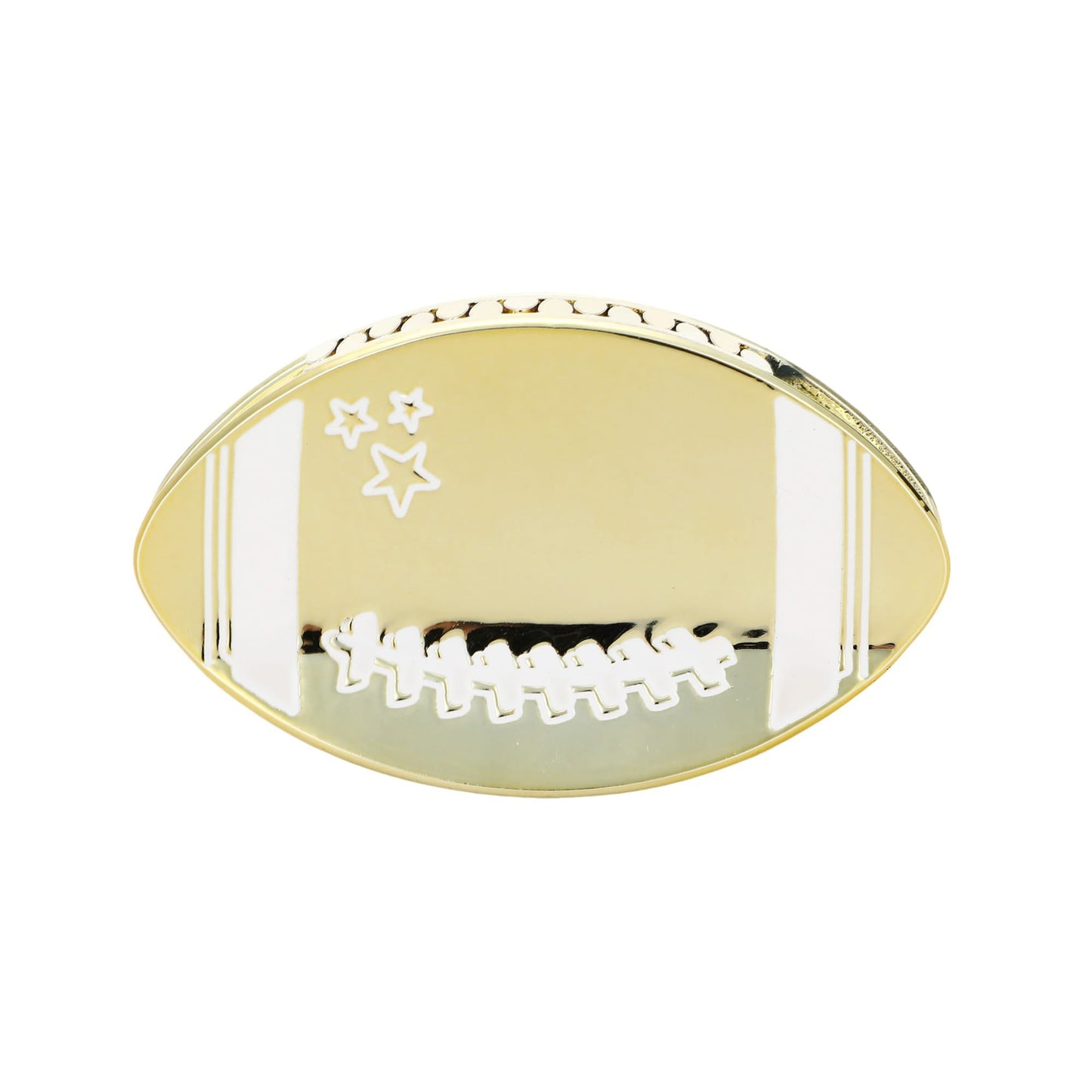 "Go for the Gold" Football Hair Claw Clip