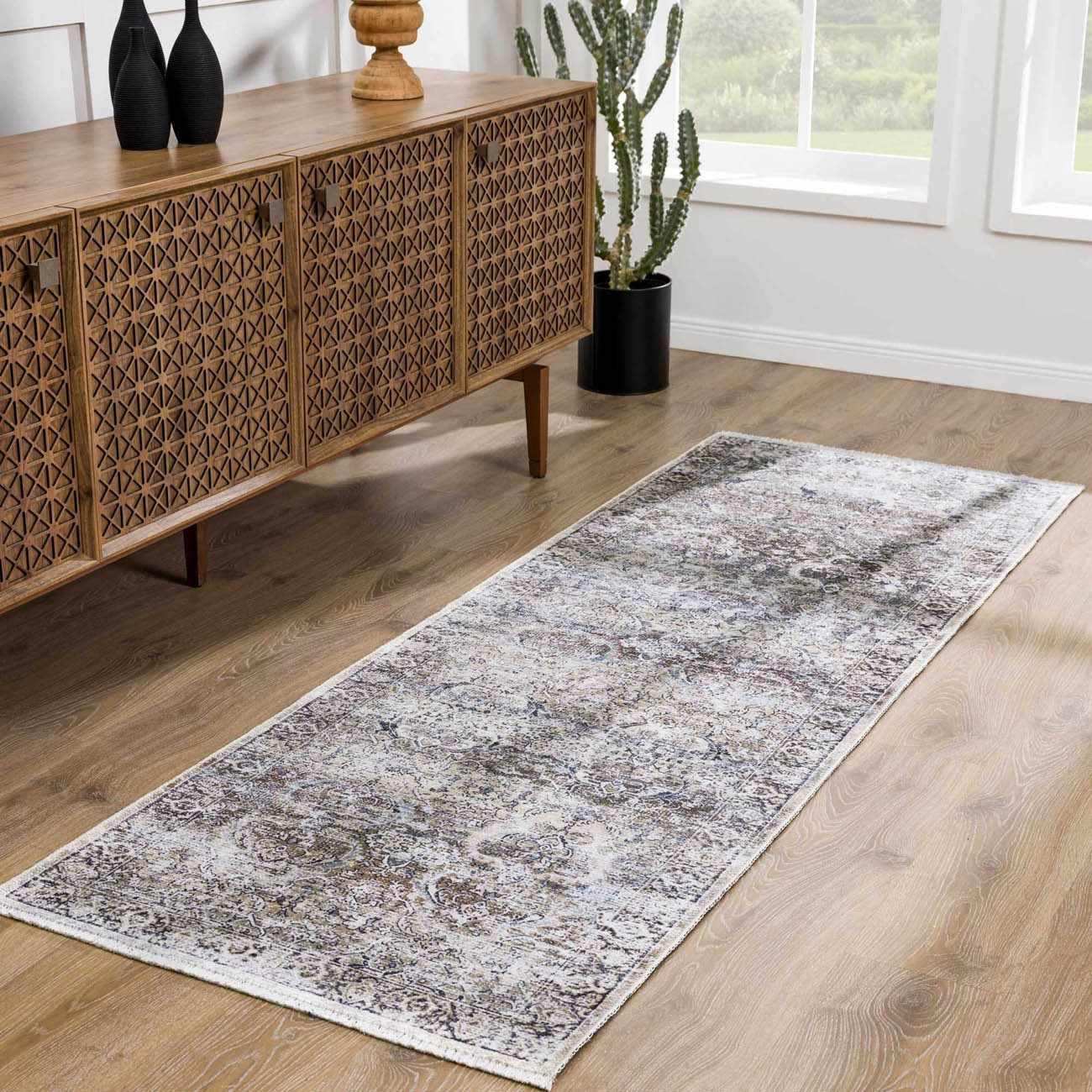 Olive Holi-2304 Washable Area Rug