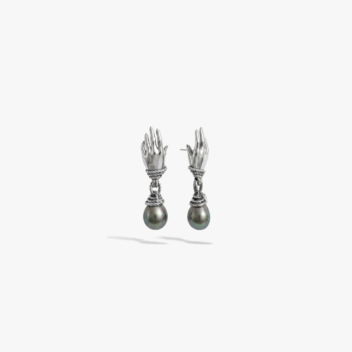 Hands Of Fate Pearl Studs