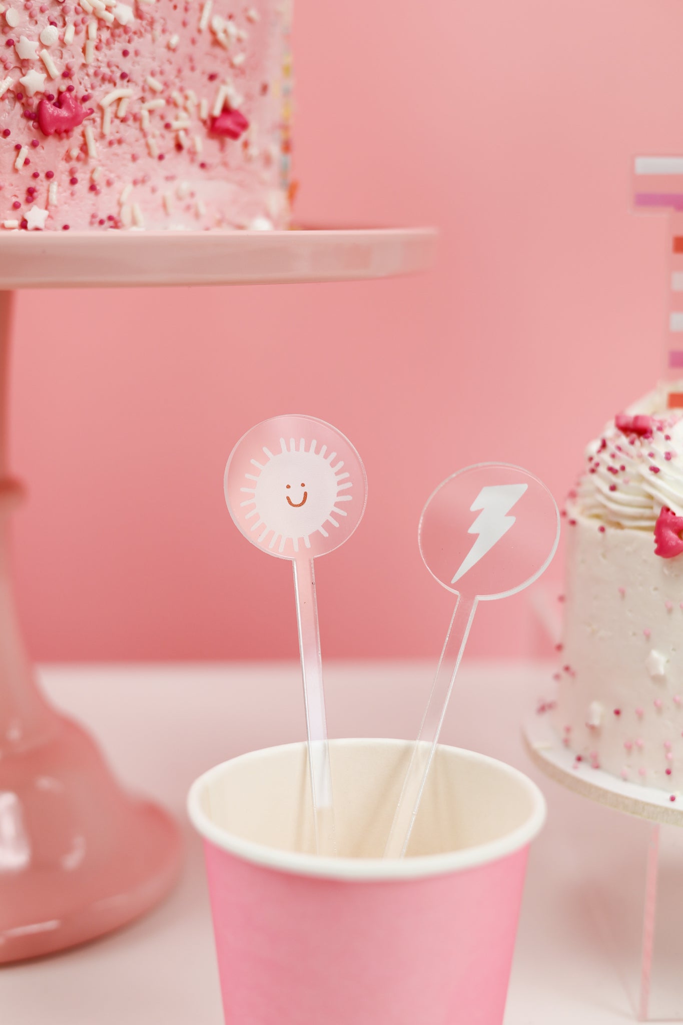 I Believe in Unicorns Acrylic Drink Stirrers