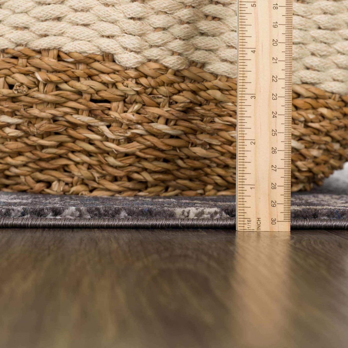 Georgiana Charcoal Area Rug