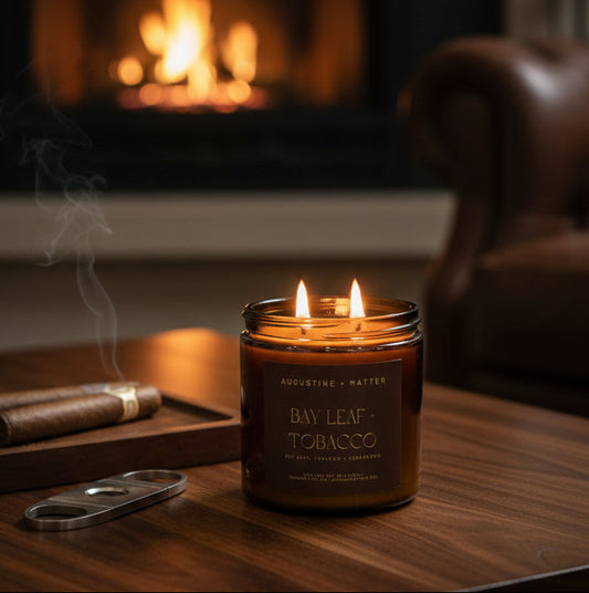 Bay Leaf + Tobacco - 12oz Soy Candle