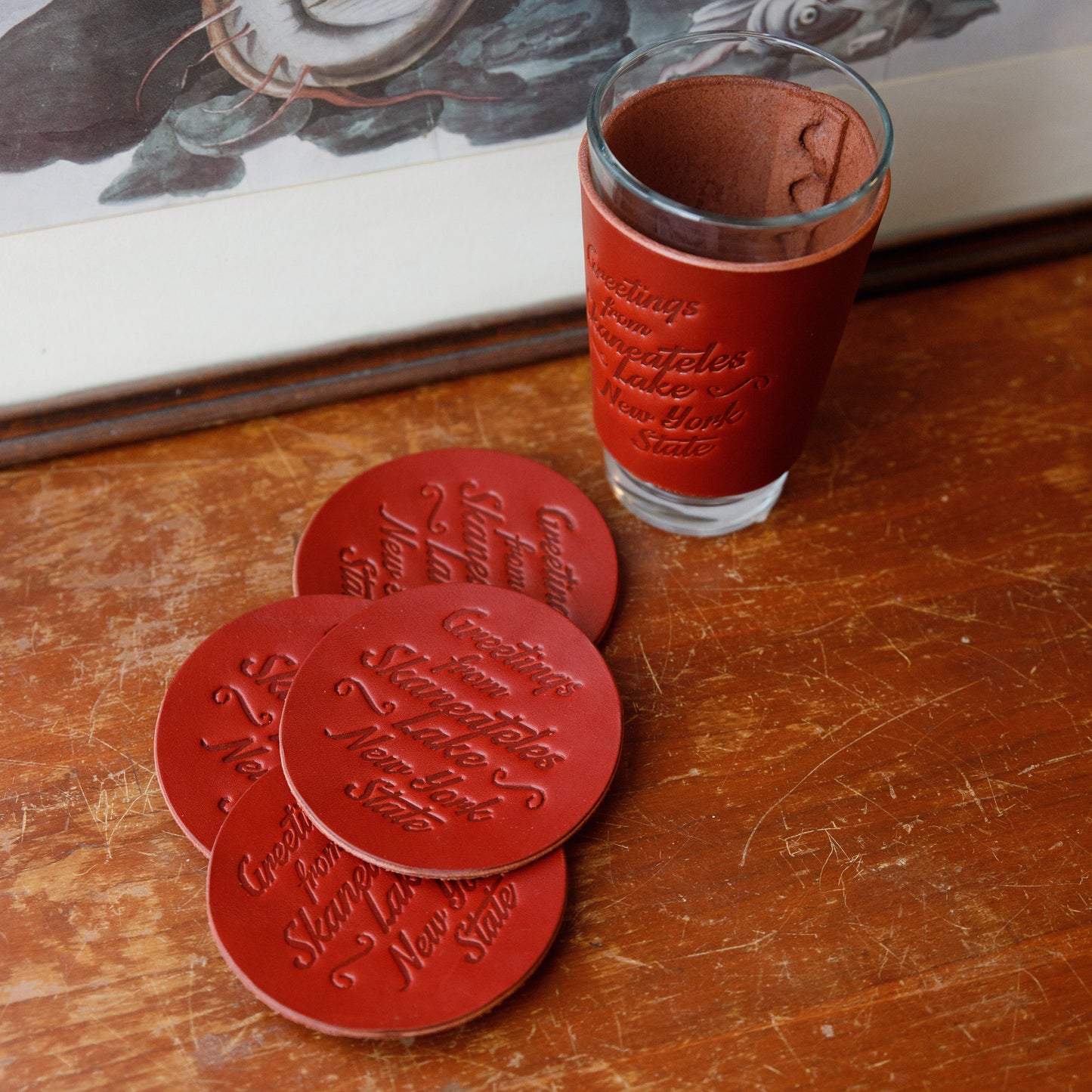 Leather Coasters - USA Made
