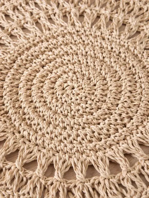 Malibu Handwoven Scallop Placemats