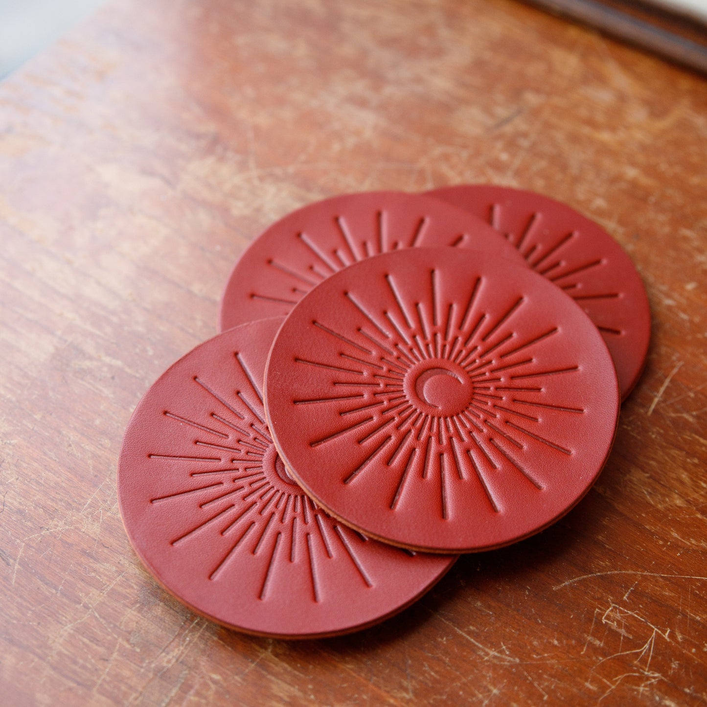 Leather Coasters - USA Made