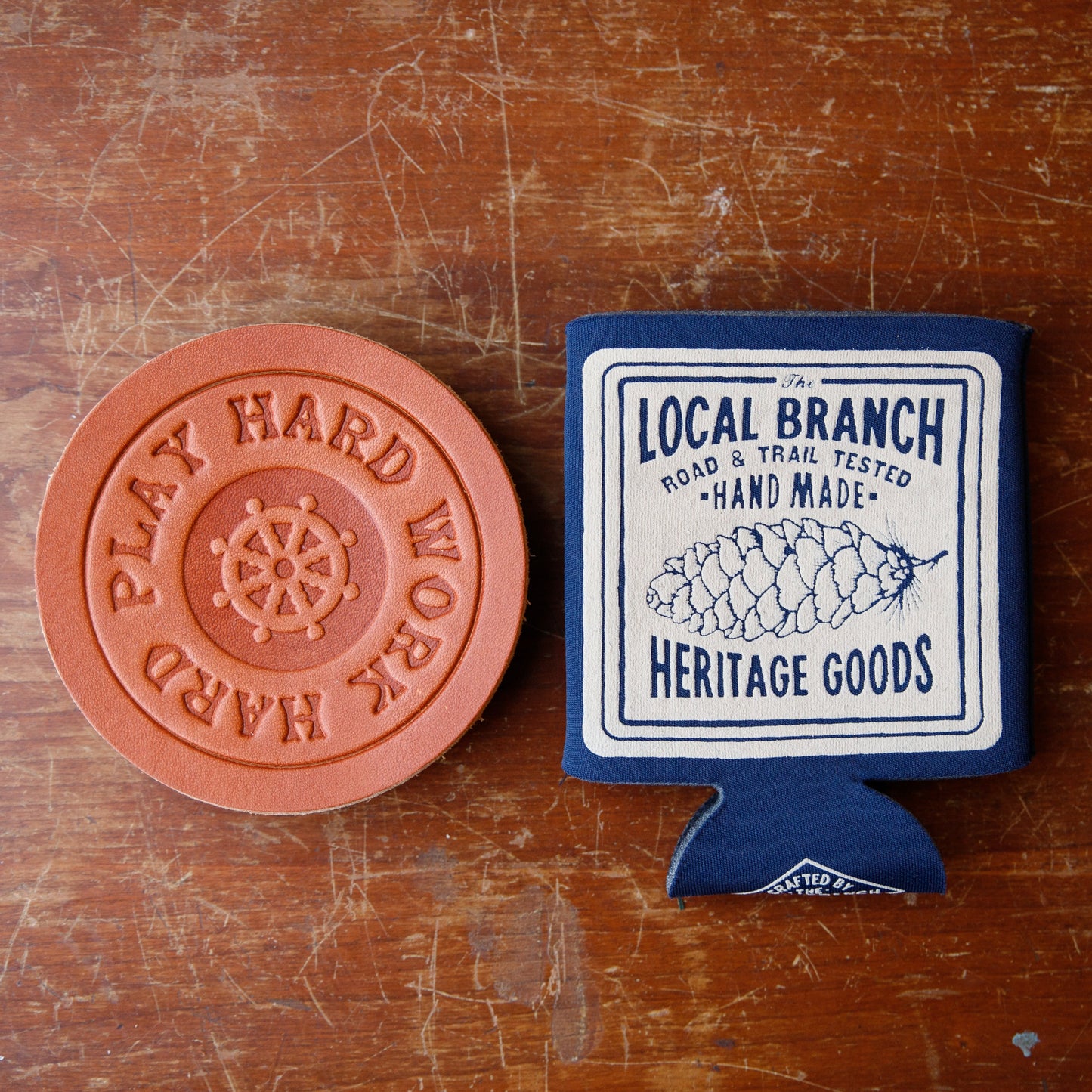 Leather Coasters - USA Made