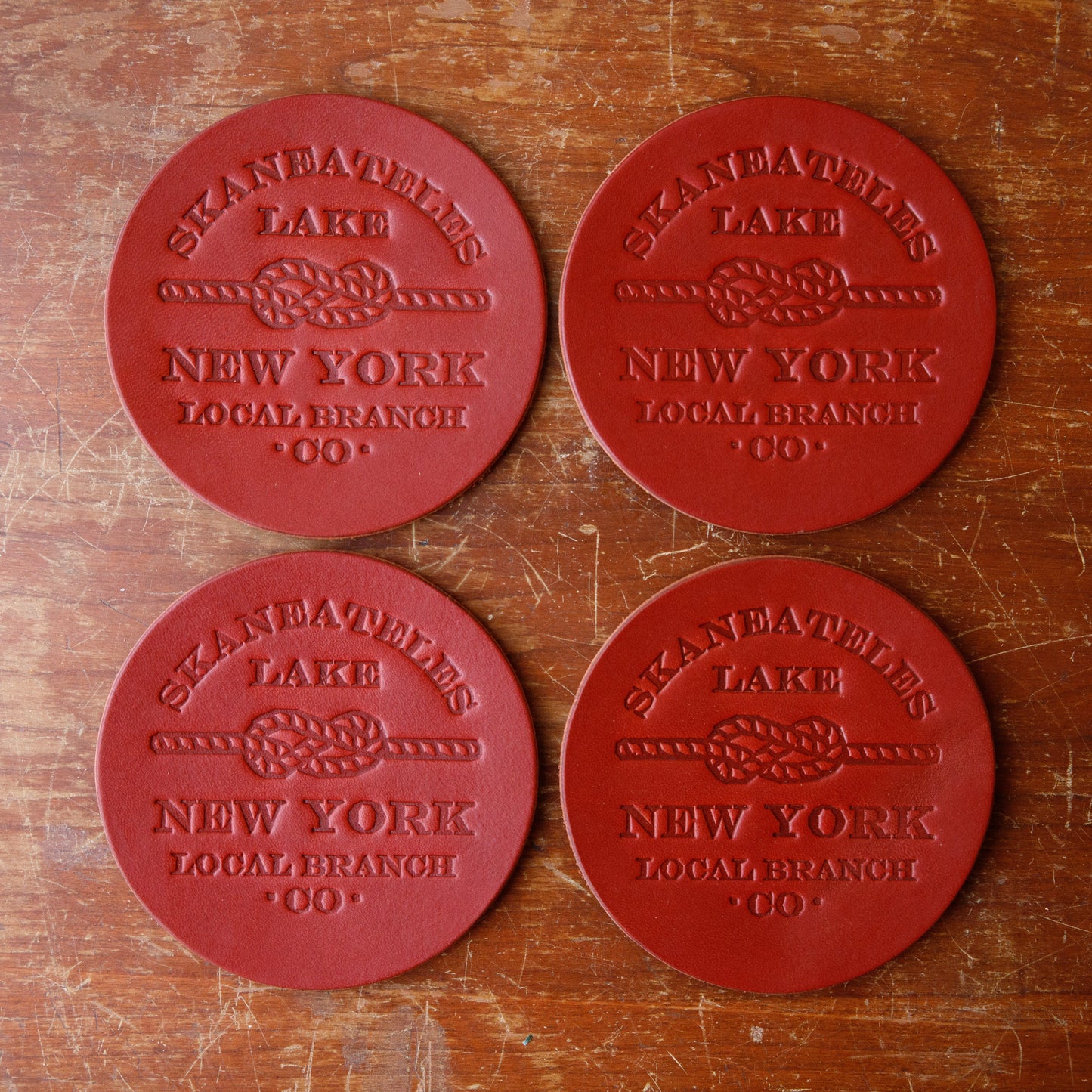 Leather Coasters - USA Made