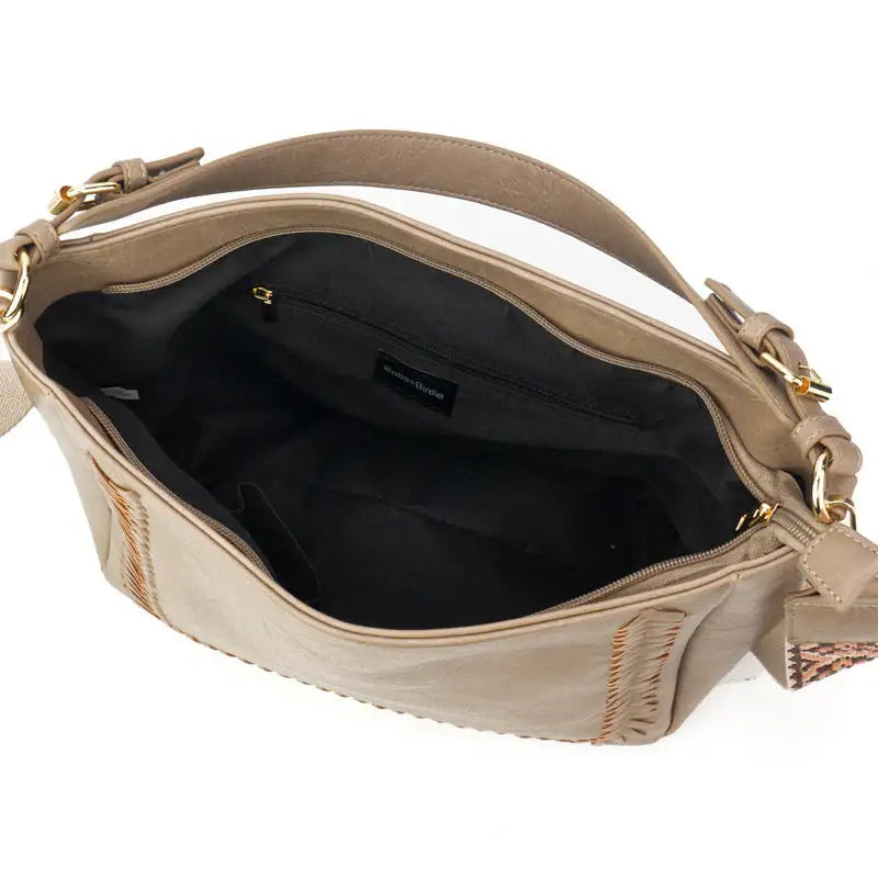The Harper | Cross Stitch Messenger Bag
