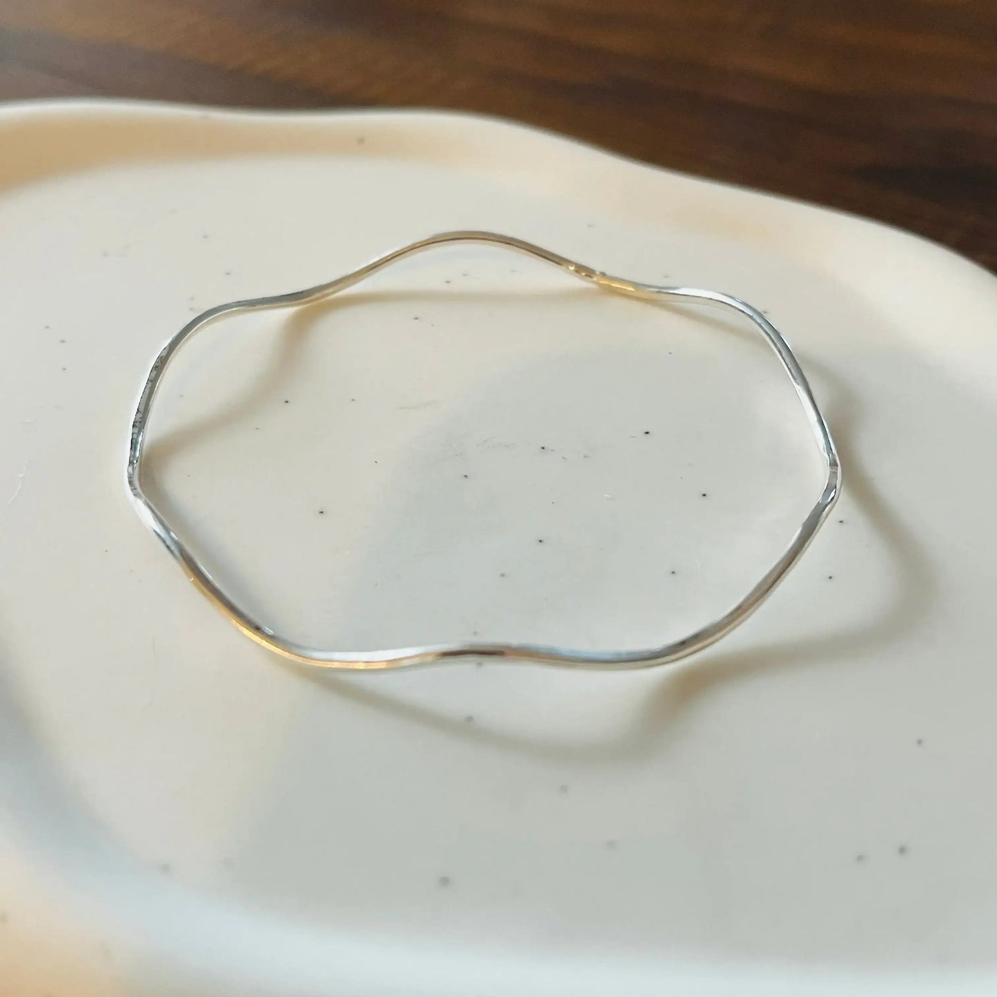 BIG WAVE BANGLE BRACELET