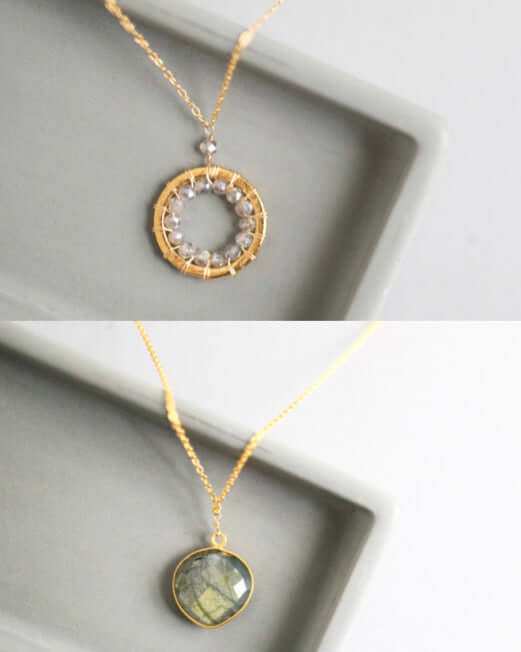 Labradorite Layering Necklaces
